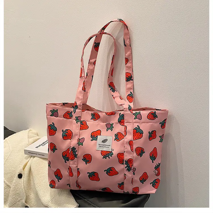 Women's Printed Nylon Shoulder Bags Large Capacity 2024 — feature 29