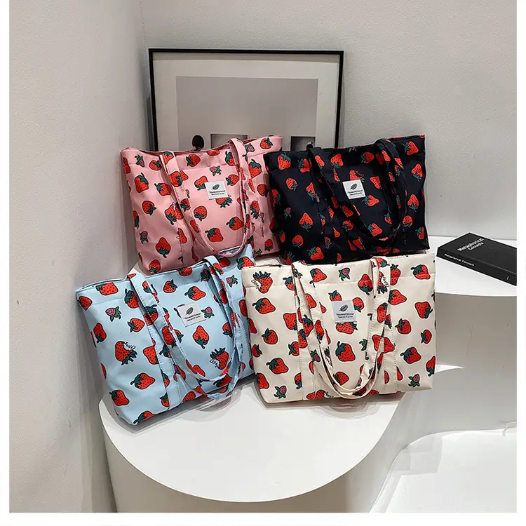 Women's Printed Nylon Shoulder Bags Large Capacity 2024 — feature 30