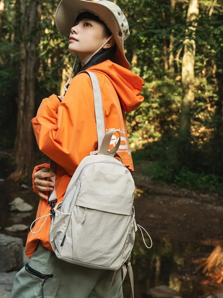 Men Women Black Multi Functional Backpack Shoulder Crossbody - Image 10
