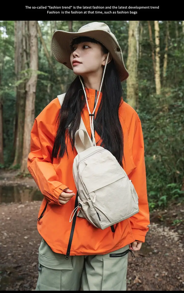 Men Women Black Multi Functional Backpack Shoulder Crossbody — feature 16