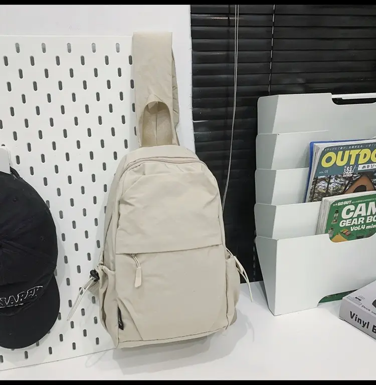 Men Women Black Multi Functional Backpack Shoulder Crossbody - Image 7