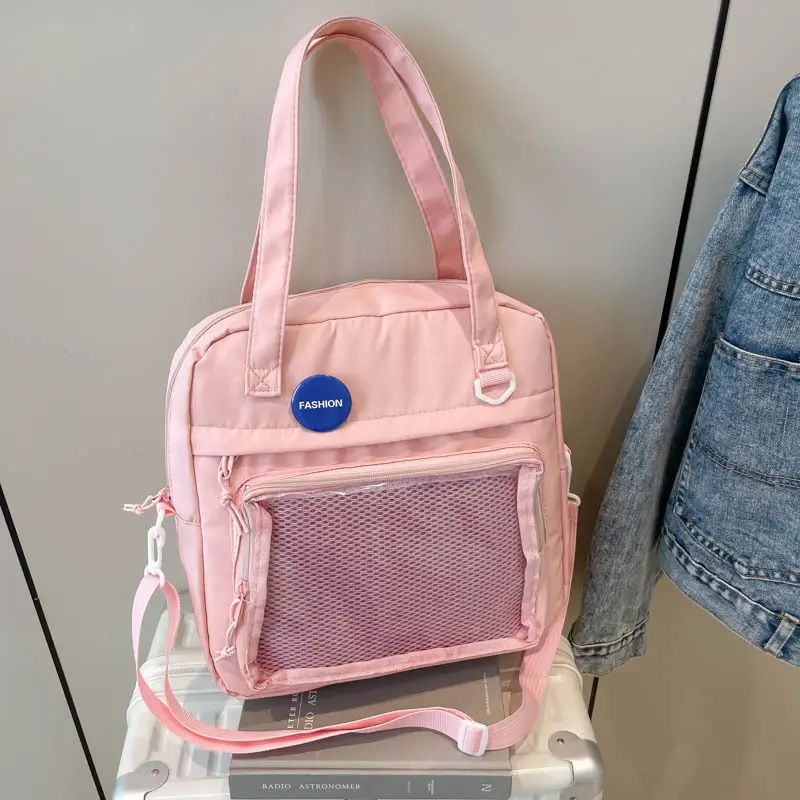 Transparent Korean Style Shoulder Bag Large Capacity