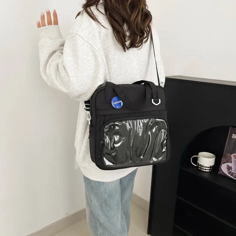 Transparent Korean Style Shoulder Bag Large Capacity