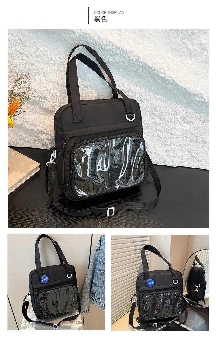 Transparent Korean Style Shoulder Bag Large Capacity — feature 12