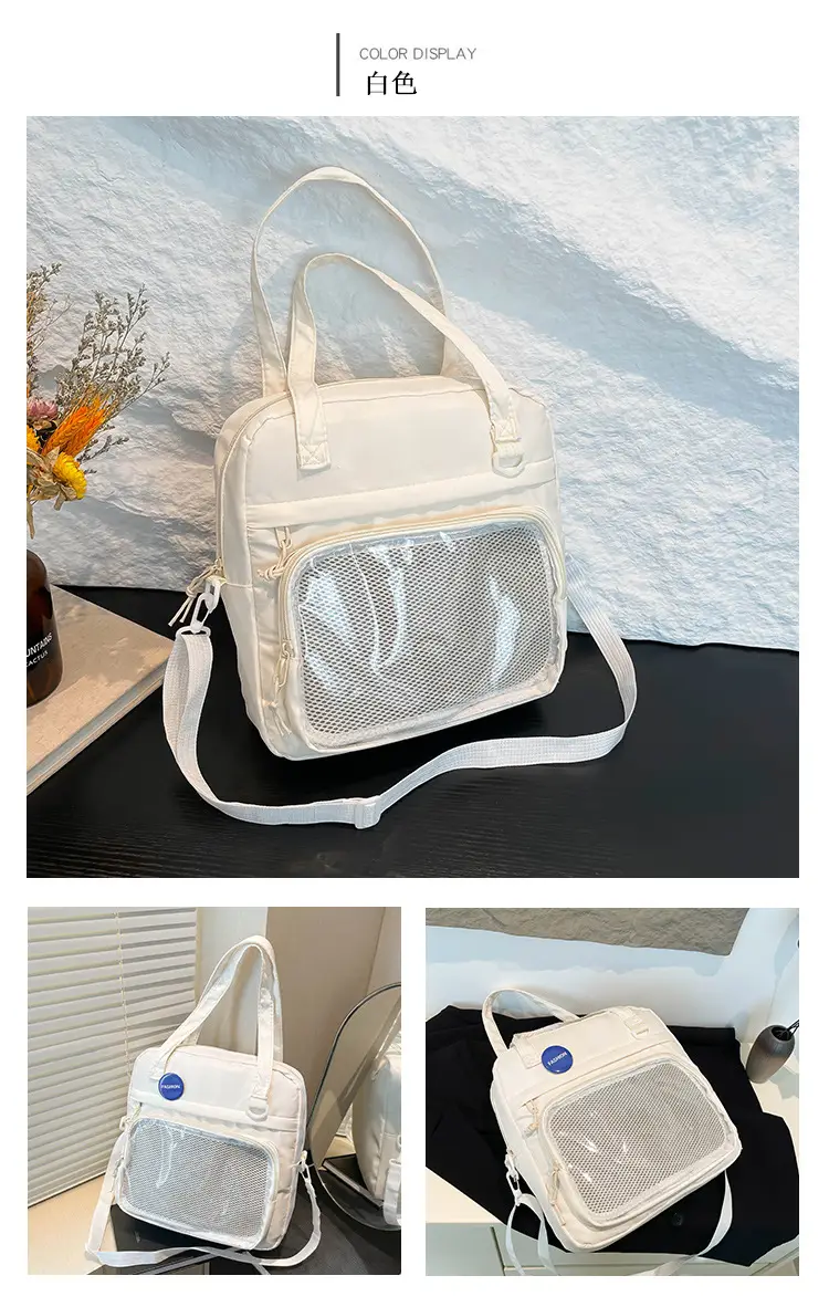 Transparent Korean Style Shoulder Bag Large Capacity — feature 13