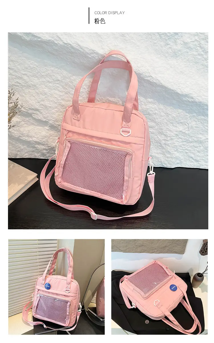 Transparent Korean Style Shoulder Bag Large Capacity — feature 14