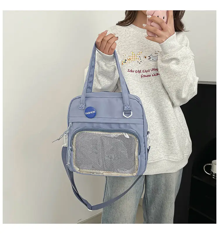Transparent Korean Style Shoulder Bag Large Capacity — feature 16