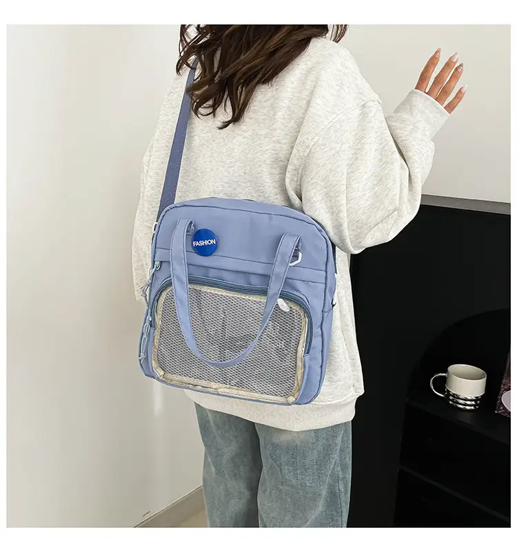 Transparent Korean Style Shoulder Bag Large Capacity — feature 17