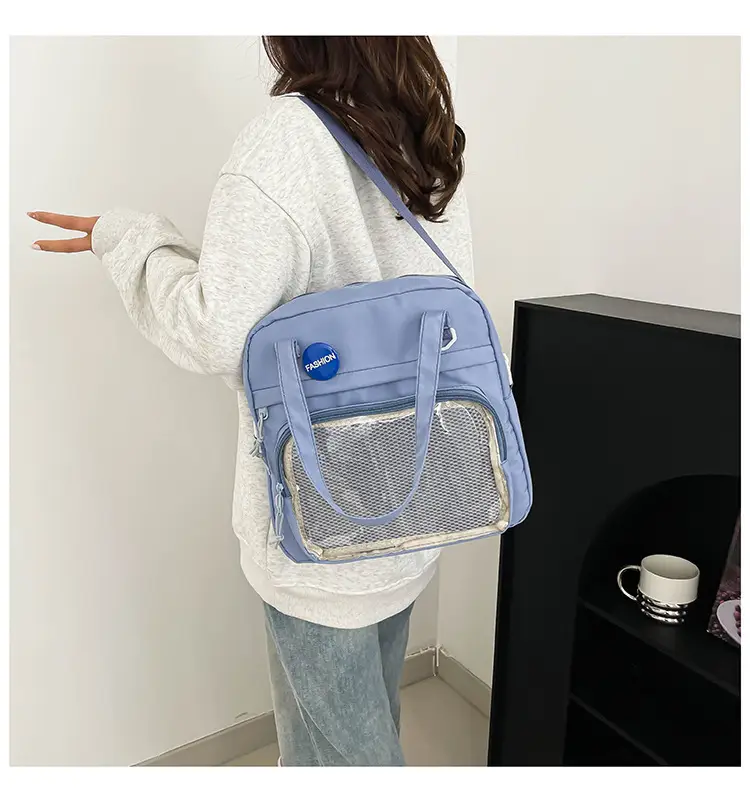 Transparent Korean Style Shoulder Bag Large Capacity — feature 18