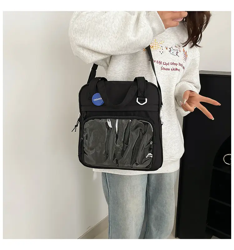 Transparent Korean Style Shoulder Bag Large Capacity — feature 20