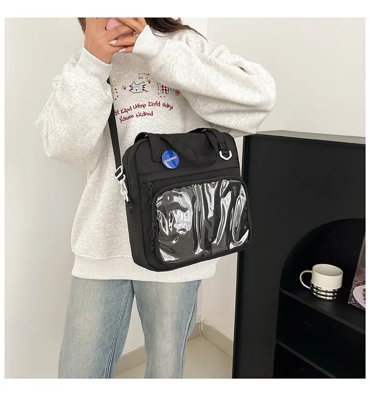 Transparent Korean Style Shoulder Bag Large Capacity — feature 22