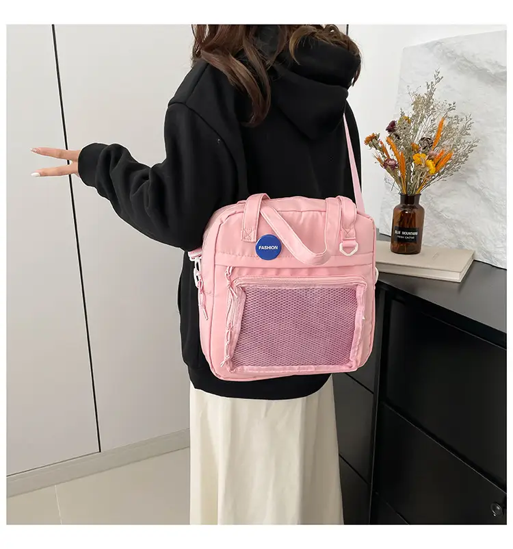 Transparent Korean Style Shoulder Bag Large Capacity — feature 26