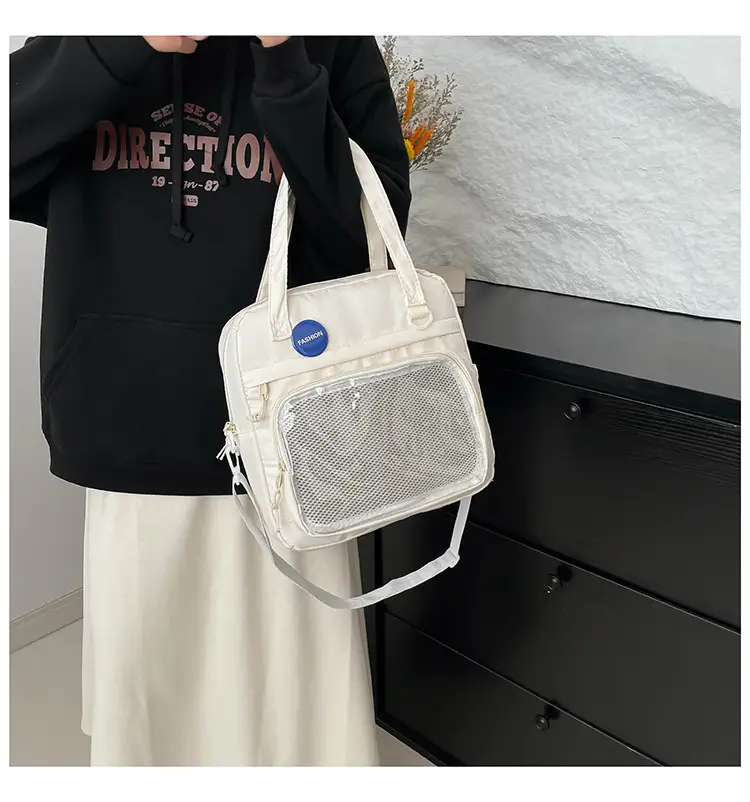 Transparent Korean Style Shoulder Bag Large Capacity — feature 27