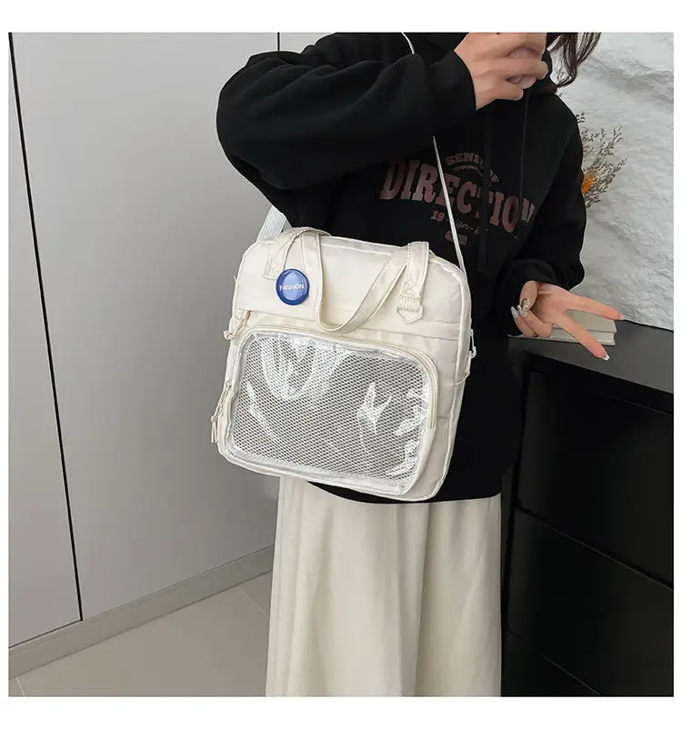 Transparent Korean Style Shoulder Bag Large Capacity — feature 28