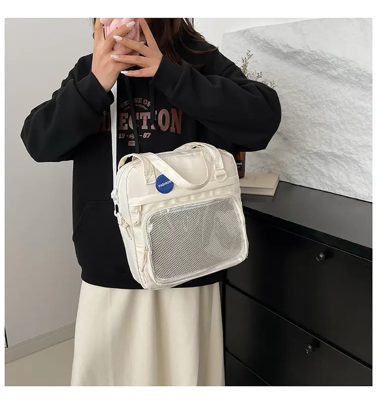 Transparent Korean Style Shoulder Bag Large Capacity — feature 31