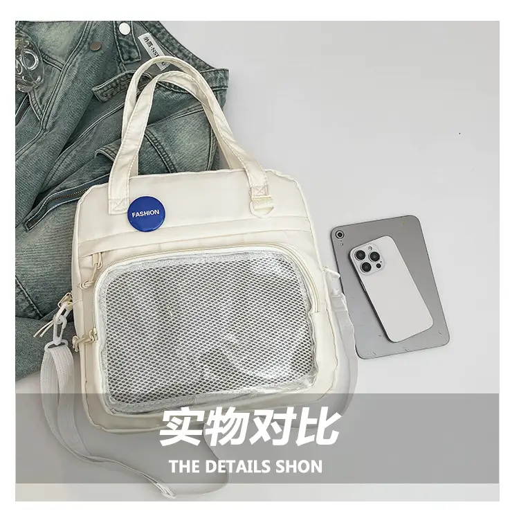 Transparent Korean Style Shoulder Bag Large Capacity — feature 7