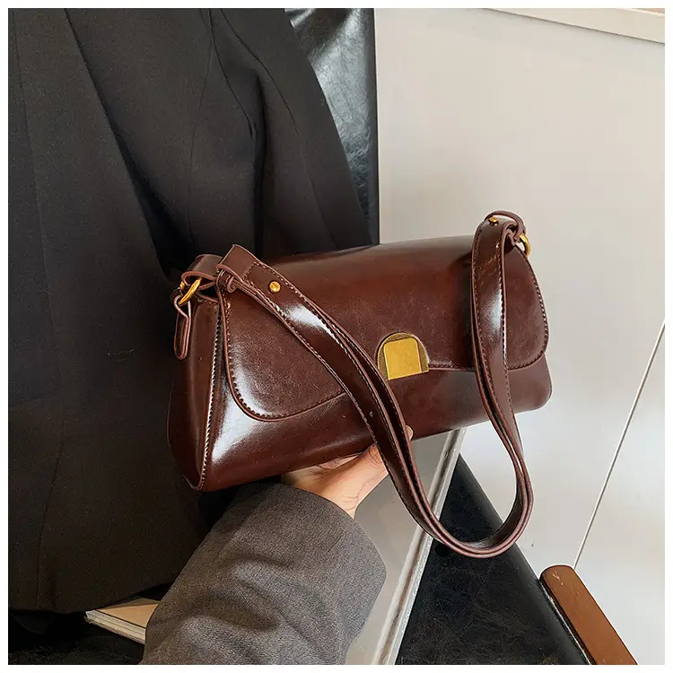 Retro Texture Crossbody Bag Women Gold 2024 — feature 14
