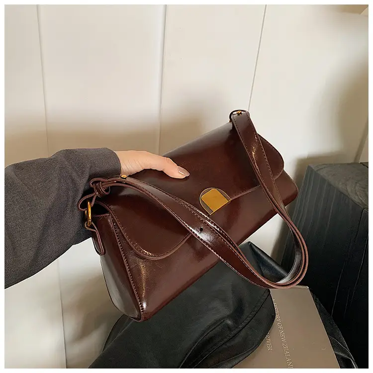 Retro Texture Crossbody Bag Women Gold 2024 — feature 16