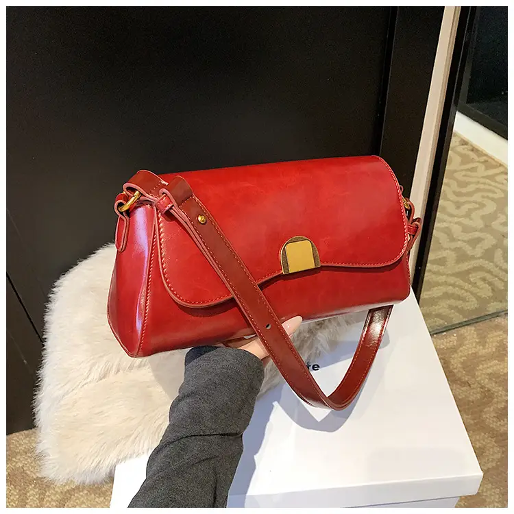 Retro Texture Crossbody Bag Women Gold 2024 — feature 22
