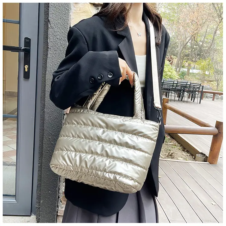 2025 Winter Korean Style Black Puffer Shoulder Bag — feature 16