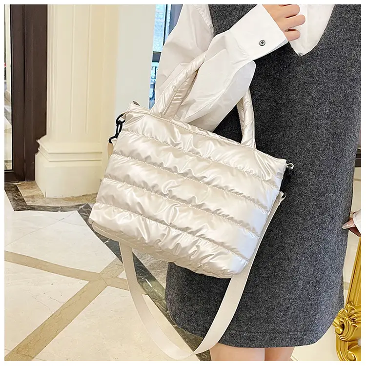 2025 Winter Korean Style Black Puffer Shoulder Bag — feature 17