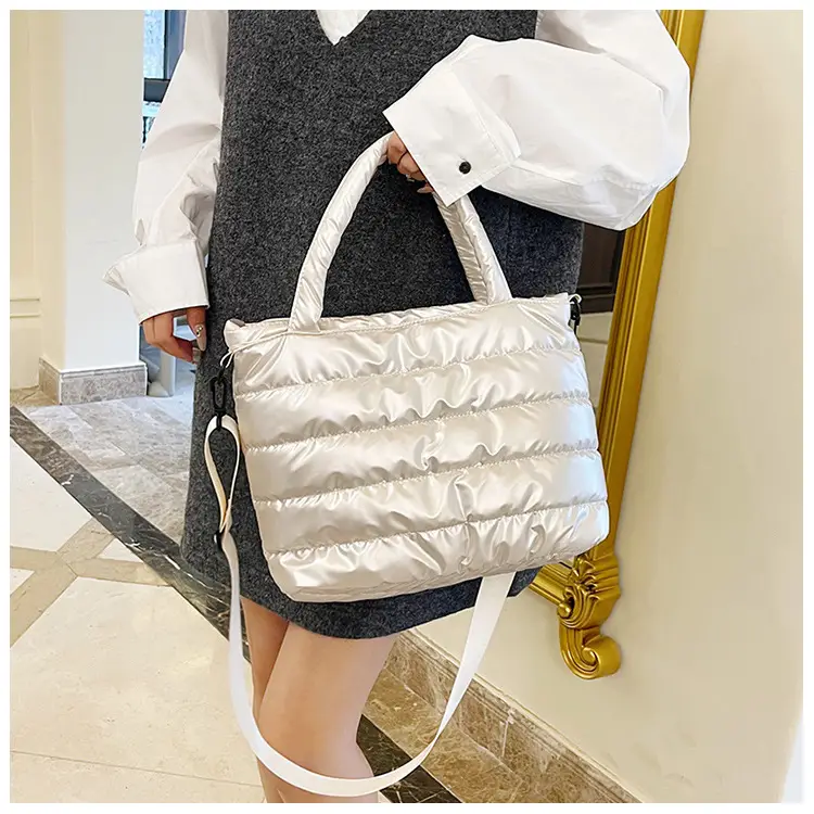 2025 Winter Korean Style Black Puffer Shoulder Bag — feature 18