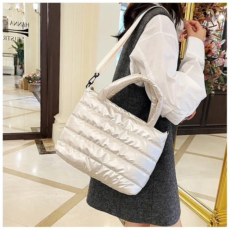 2025 Winter Korean Style Black Puffer Shoulder Bag — feature 19