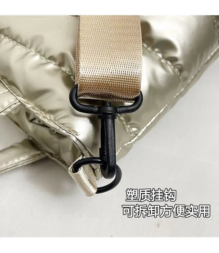 2025 Winter Korean Style Black Puffer Shoulder Bag — feature 5