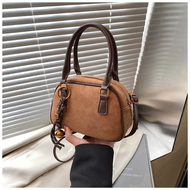 Pink Matte Crossbody Bag for Women Autumn Winter 2026 — feature 10