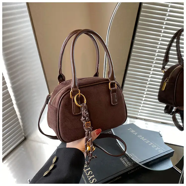 Pink Matte Crossbody Bag for Women Autumn Winter 2026 — feature 11