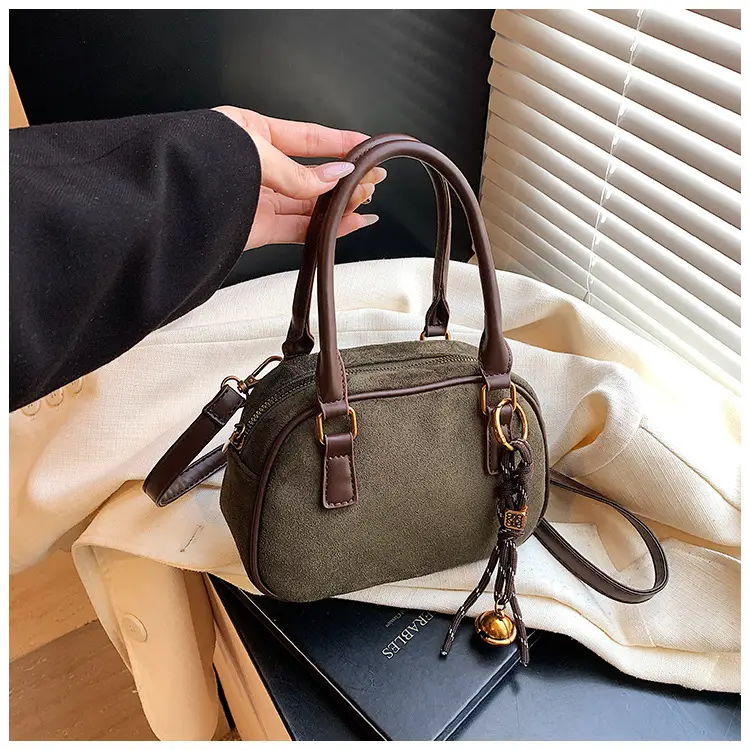 Pink Matte Crossbody Bag for Women Autumn Winter 2026 — feature 15