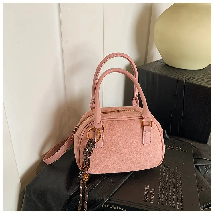 Pink Matte Crossbody Bag for Women Autumn Winter 2026 — feature 17