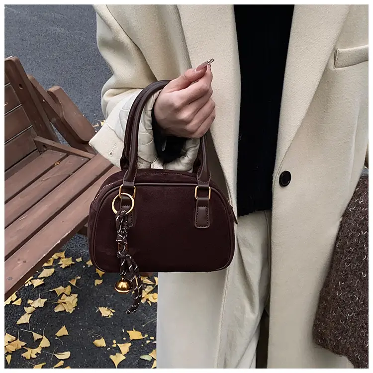 Pink Matte Crossbody Bag for Women Autumn Winter 2026 — feature 20