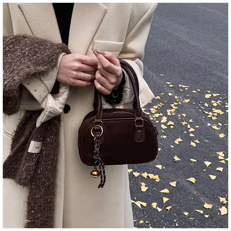 Pink Matte Crossbody Bag for Women Autumn Winter 2026 — feature 21