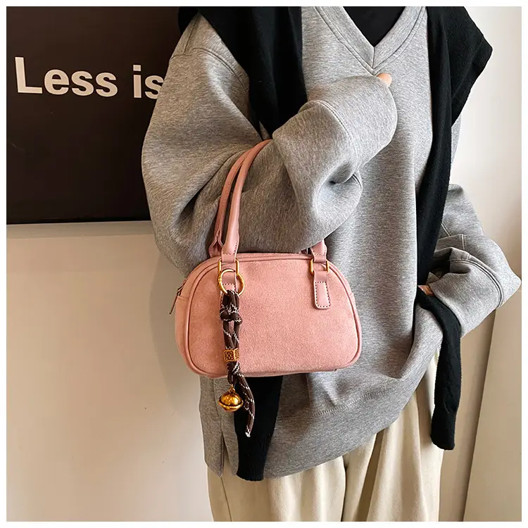 Pink Matte Crossbody Bag for Women Autumn Winter 2026 — feature 25