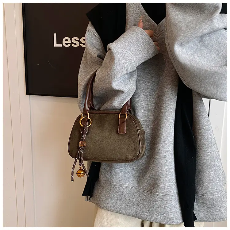Pink Matte Crossbody Bag for Women Autumn Winter 2026 — feature 30