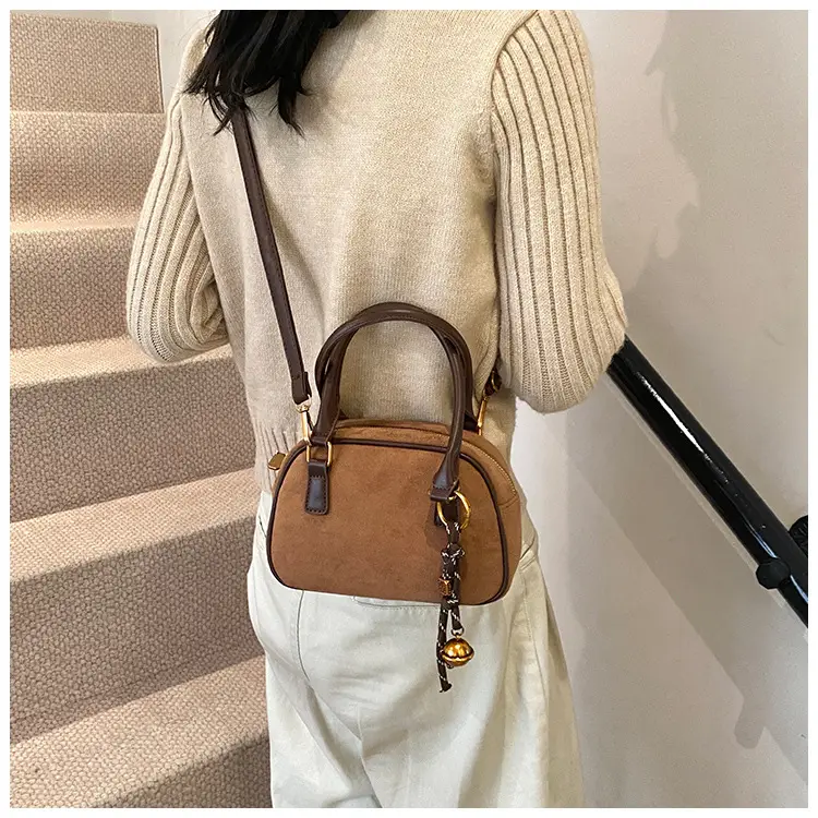 Pink Matte Crossbody Bag for Women Autumn Winter 2026 — feature 32