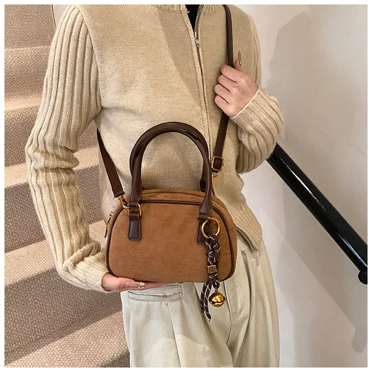 Pink Matte Crossbody Bag for Women Autumn Winter 2026 — feature 33