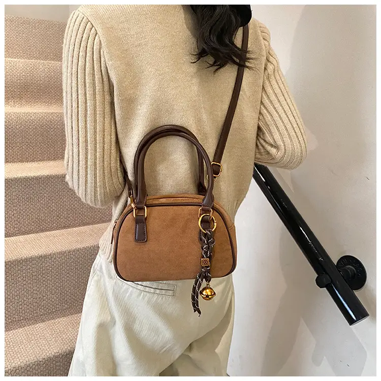 Pink Matte Crossbody Bag for Women Autumn Winter 2026 — feature 34