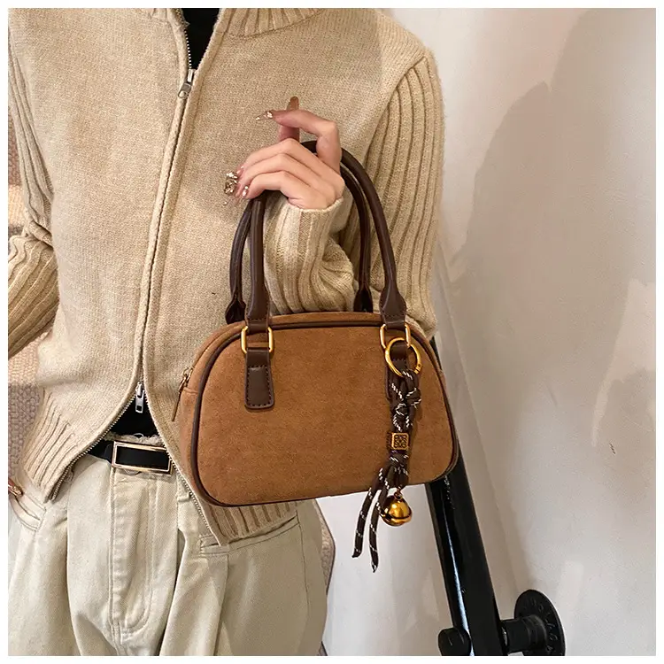 Pink Matte Crossbody Bag for Women Autumn Winter 2026 — feature 35