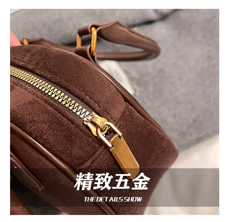 Pink Matte Crossbody Bag for Women Autumn Winter 2026 — feature 6