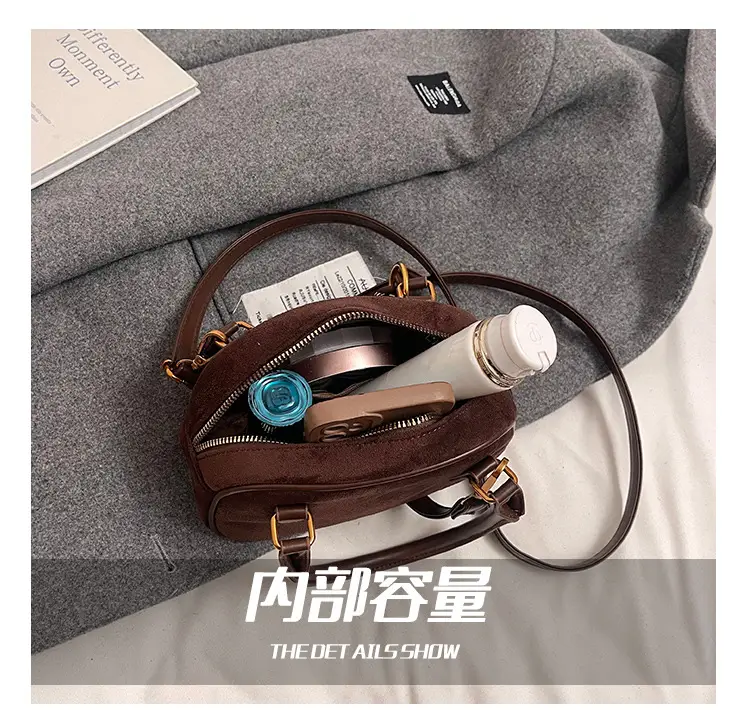 Pink Matte Crossbody Bag for Women Autumn Winter 2026 — feature 7