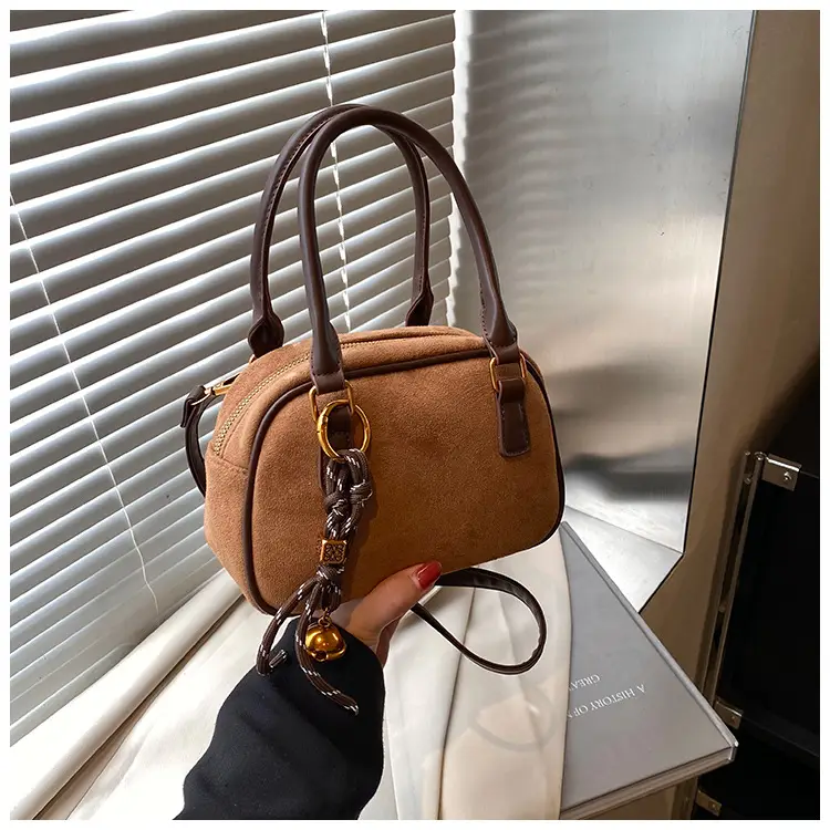 Pink Matte Crossbody Bag for Women Autumn Winter 2026 — feature 9