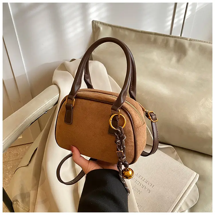 Pink Matte Crossbody Bag for Women Autumn Winter 2026 - Image 2