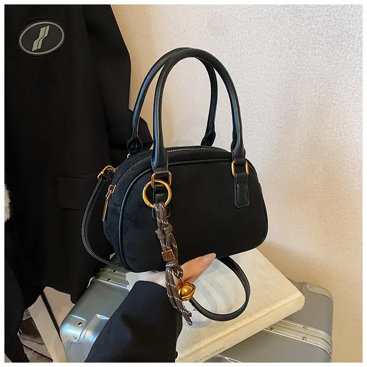 Pink Matte Crossbody Bag for Women Autumn Winter 2026 - Image 5