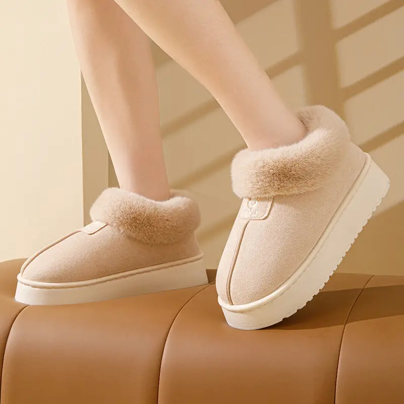 Thick-soled cotton-padded shoes women's winter 2024 new fashion thickened cool Ruyi warm cotton-padded swell women's outdoor snow boots - Image 7