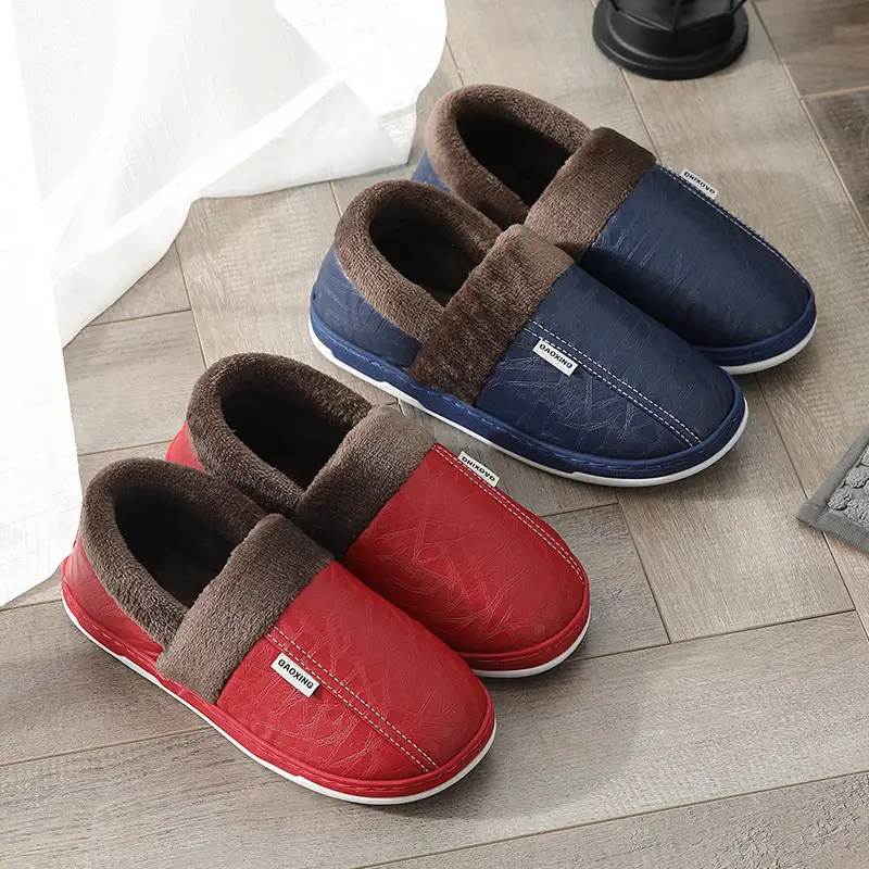 Cotton Moon Shoes Lightweight and Soft Feeling Shoes Women's Thick-soled Shoes Autumn and Winter Home Indoor Couple's New Warm Shoes Warm - Image 6