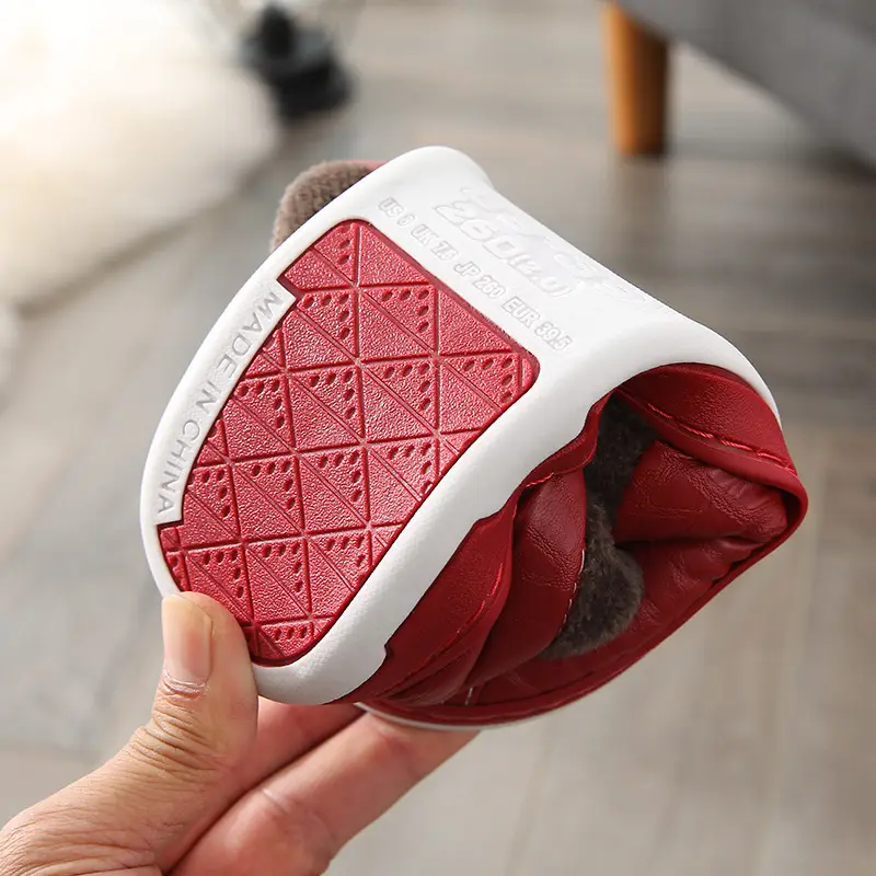Cotton Moon Shoes Lightweight and Soft Feeling Shoes Women's Thick-soled Shoes Autumn and Winter Home Indoor Couple's New Warm Shoes Warm - Image 8
