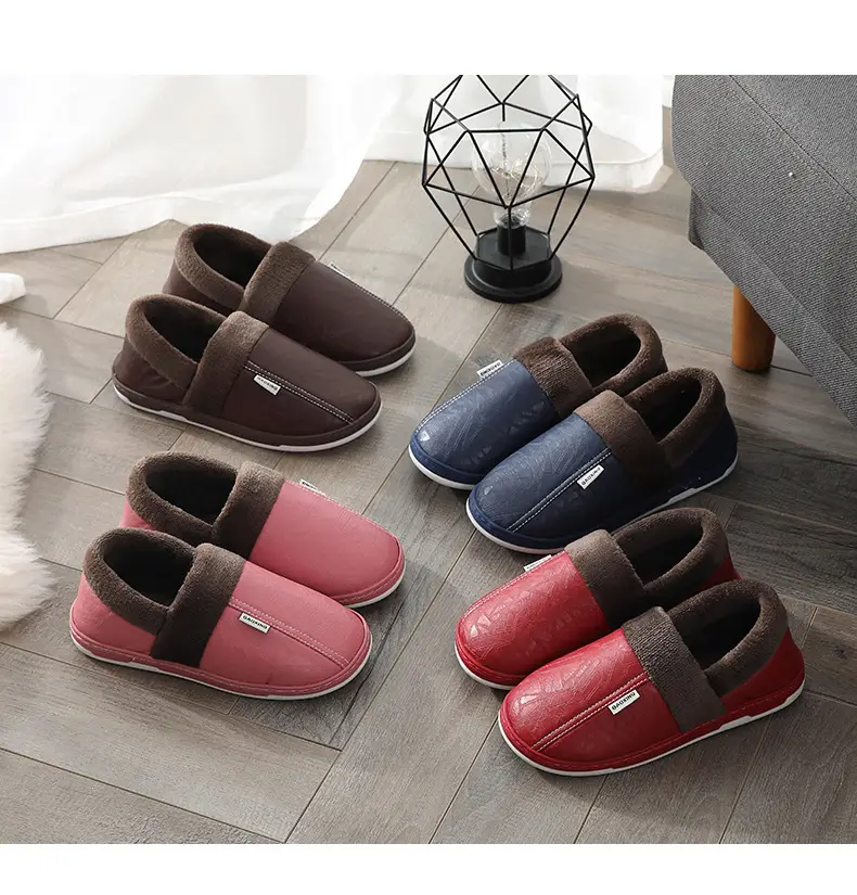 Cotton Moon Shoes Lightweight and Soft Feeling Shoes Women's Thick-soled Shoes Autumn and Winter Home Indoor Couple's New Warm Shoes Warm — feature 11