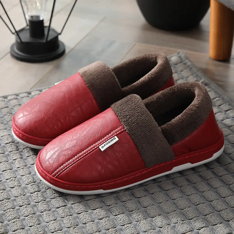 Cotton Moon Shoes Lightweight and Soft Feeling Shoes Women's Thick-soled Shoes Autumn and Winter Home Indoor Couple's New Warm Shoes Warm - Image 2
